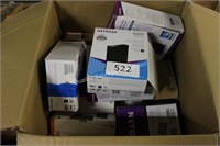 box of asst internet parts/items