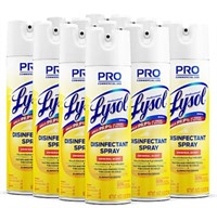12PCS 19oz Lysol Professional Disinfectant Spray