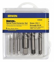 IRWIN HANSON Screw Extractor Set  Carbon Steel  Sp
