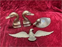 Brass Eagle / Duck / Book Ends