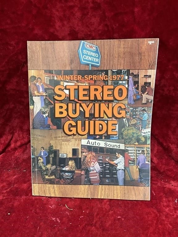 Vintage 1977 CMC Stereo Buying Guide Catalog