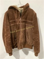 Vintage Suede Genuine Leather Jacket - Sz.44