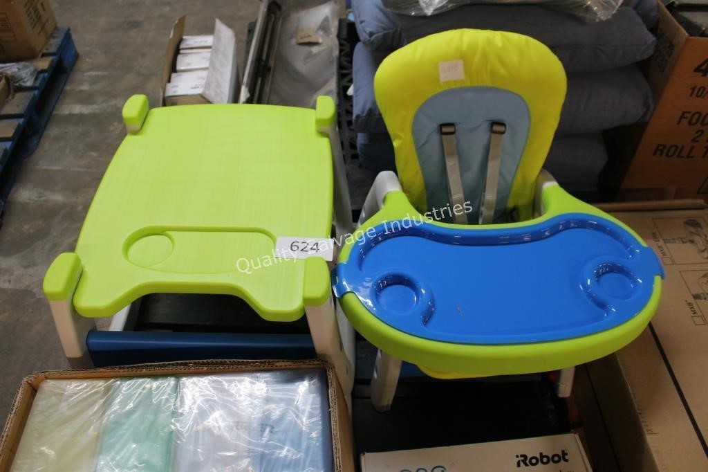 kids table & high chair seat