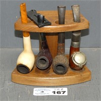 Tobacco Pipes w/ Stand