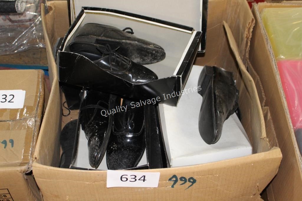 box of asst dress shoes asst size