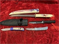 Lot Of 4 New Knives