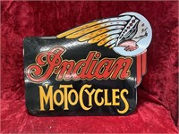 Indian Motorcycles Indian Head Advertising Sign