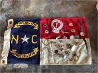 North Carolina Flag + Pins Lapels Watch Misc
