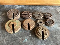 Lot Misc General Store Scale Weights