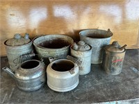 Misc Gas Cans / Buckets / Misc Metal Pots