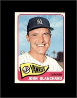 1965 Topps #388 John Blanchard EX to EX-MT+