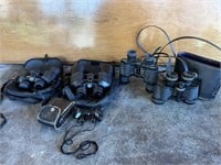 Lot Of 5 Vintage Binoculars Simmons / LL Bean ETC