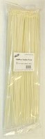 100pc 15 inch Cable Ties White
