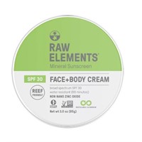 Raw Elements Sunscreen Tin SPF 30 - 3oz