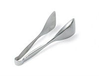 Vollrath 9 ?-inch-long stainless steel bread tongs