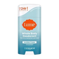 Lume Women's Deodorant  Unscented Stick 2.2oz
