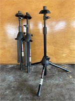 Lot Of 3 Like New On Stage Trombone Stands