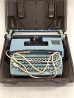 Smith Corona Blue Coronet Super 12 Typewriter