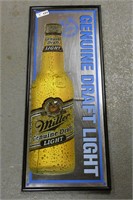 Genuine Miller Draft Beer Sign