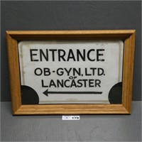 Entrance OB-GYN Lancaster Sign