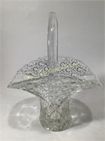 Crystal Glass Buttons Star Basket Vase