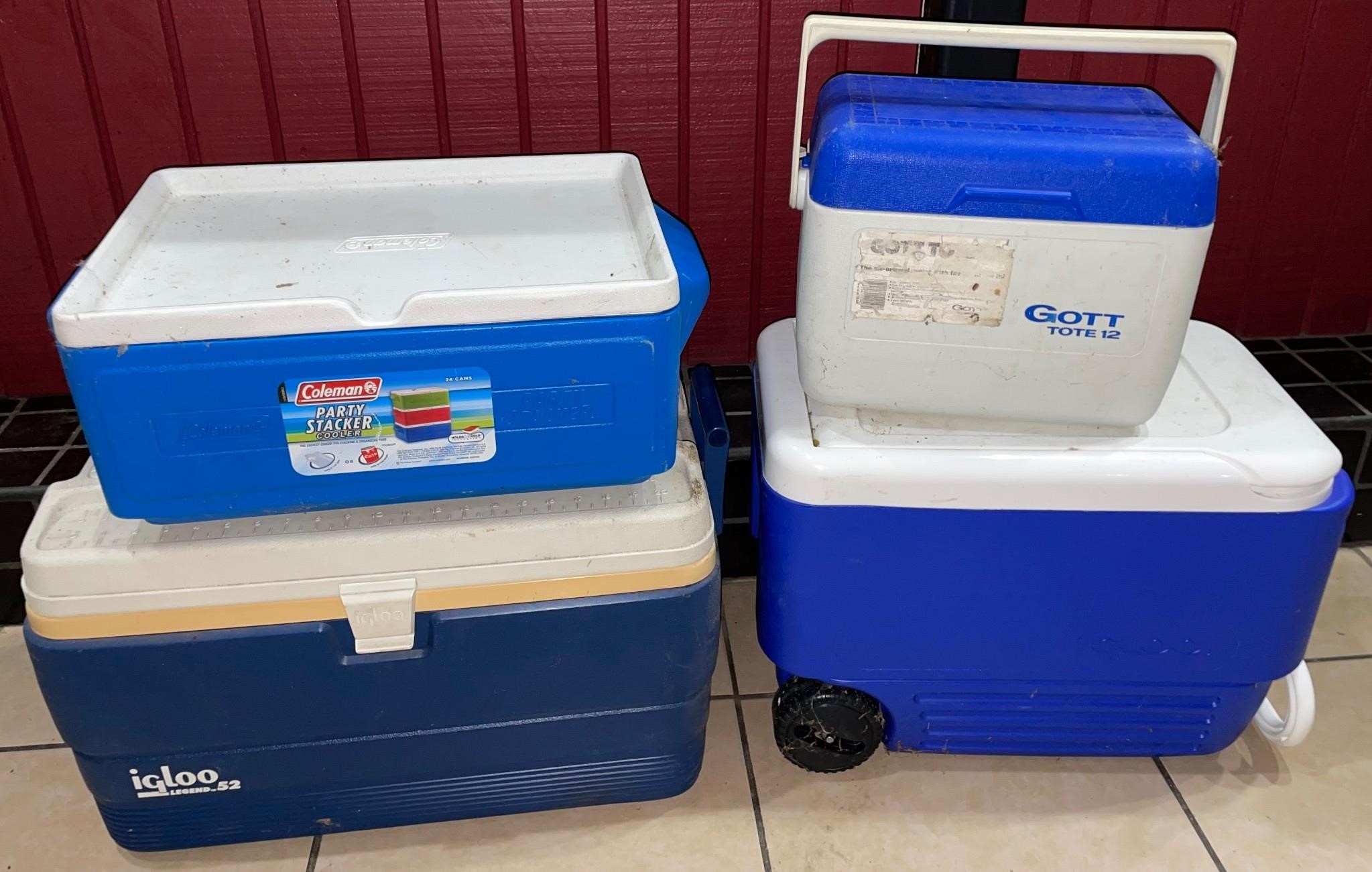 Coolers - Group of 4