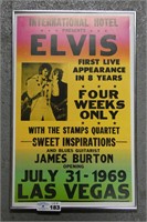 Elvis Live Music Poster