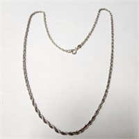 $90 Silver 6.5G 20" Necklace
