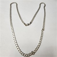 $200 Silver 17.5G 24" Necklace