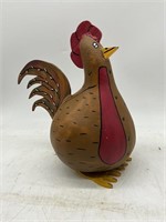 Folk Art Painted Chicken Gourd