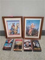 Signed Roy Roger's Framed Pictures and Roy Roger's