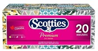 19-Pk Scotties Premium Facial Tissue, Soft &