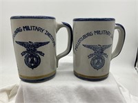 Two Millersburg Military Mugs