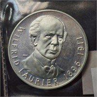 Silver Wilfird Laurier 1896 1911 Coin