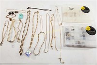 Costume Necklaces & Plastic Organizers