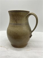 Small Off White Pottery Pitcher
