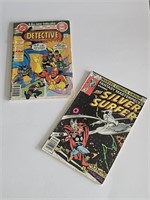 MARVEL& DC COMIC BOOKS-SILVER SURFER AND DETECTIVE