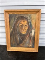 Oil on Board Signed Lenore
