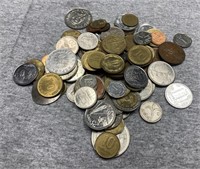Group of Unsearched Foreign Coins