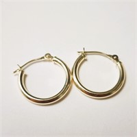 $540 14K  Small Hoop Earrings
