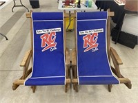 Vintage RC Cola Advertising Beach Chairs
