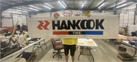 Large Hankook Tires Plastic Advertising Sign