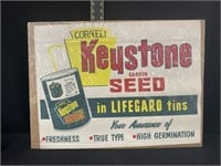 Keystone Seeds Paper Advertising Poster