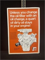 Fram Filters Plastic Advertising Sign