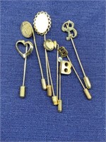 Stick pin jewelry lot