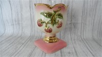 Hull Pottery Strawberry Pedestal Vase