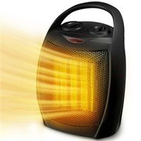 9.45*7.28*5.31 inches  Auseo Small Space Heater  E