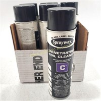 (6) Sprayway Penetrating Coil Cleaner Cans
