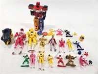 1990s Power Rangers Plastic Figures