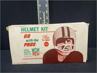 Vintage Coca Cola NFL Helmet Kit